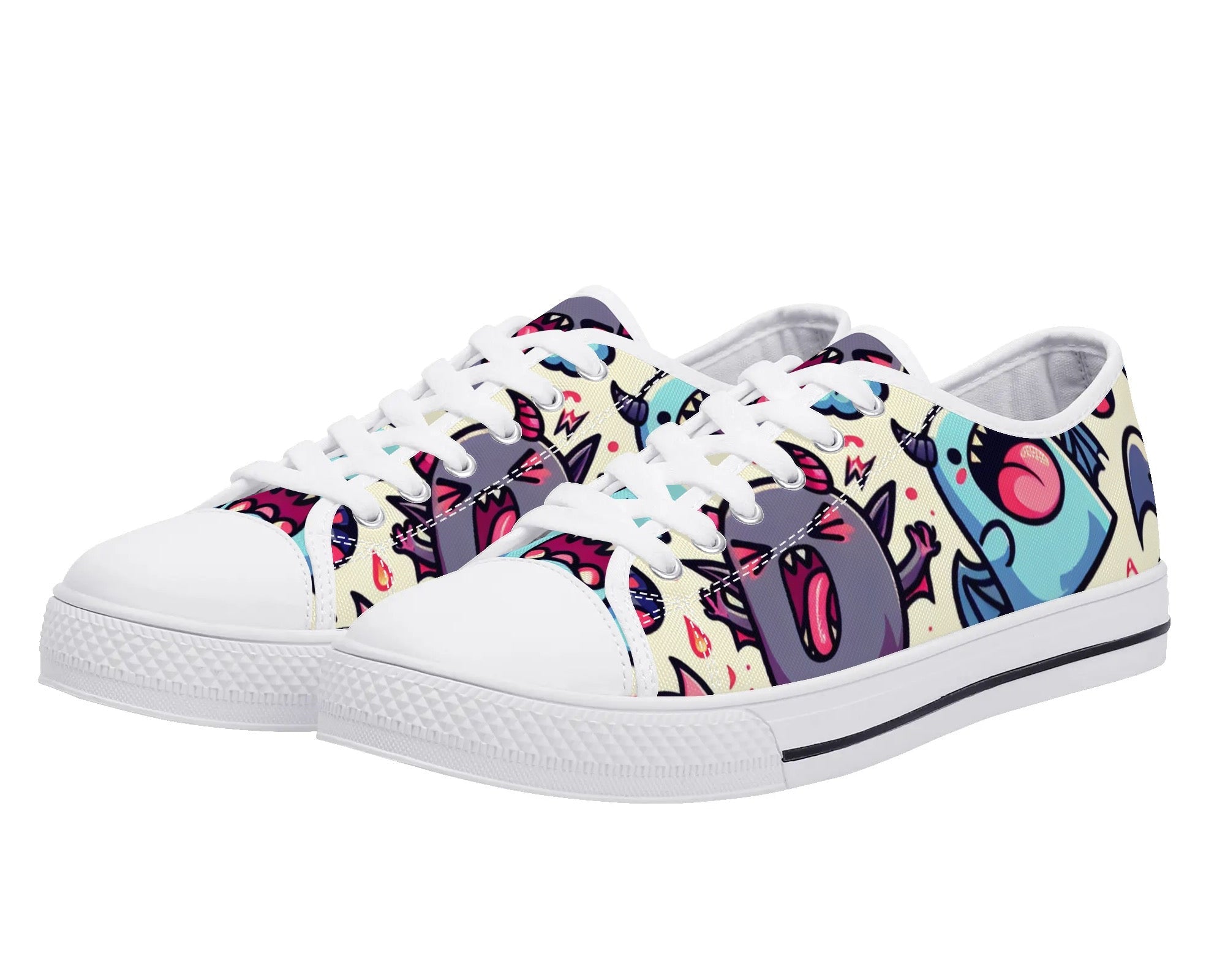 Bubble Demons Low Tops