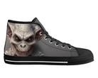 1. Black Side View: Battle Orc High Tops in black showing side profile with realistic orc warrior design
