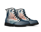 2. Angle View: Misty Fox Classic Boots at 45-degree angle showcasing soft gray palette and flowing tail texture
