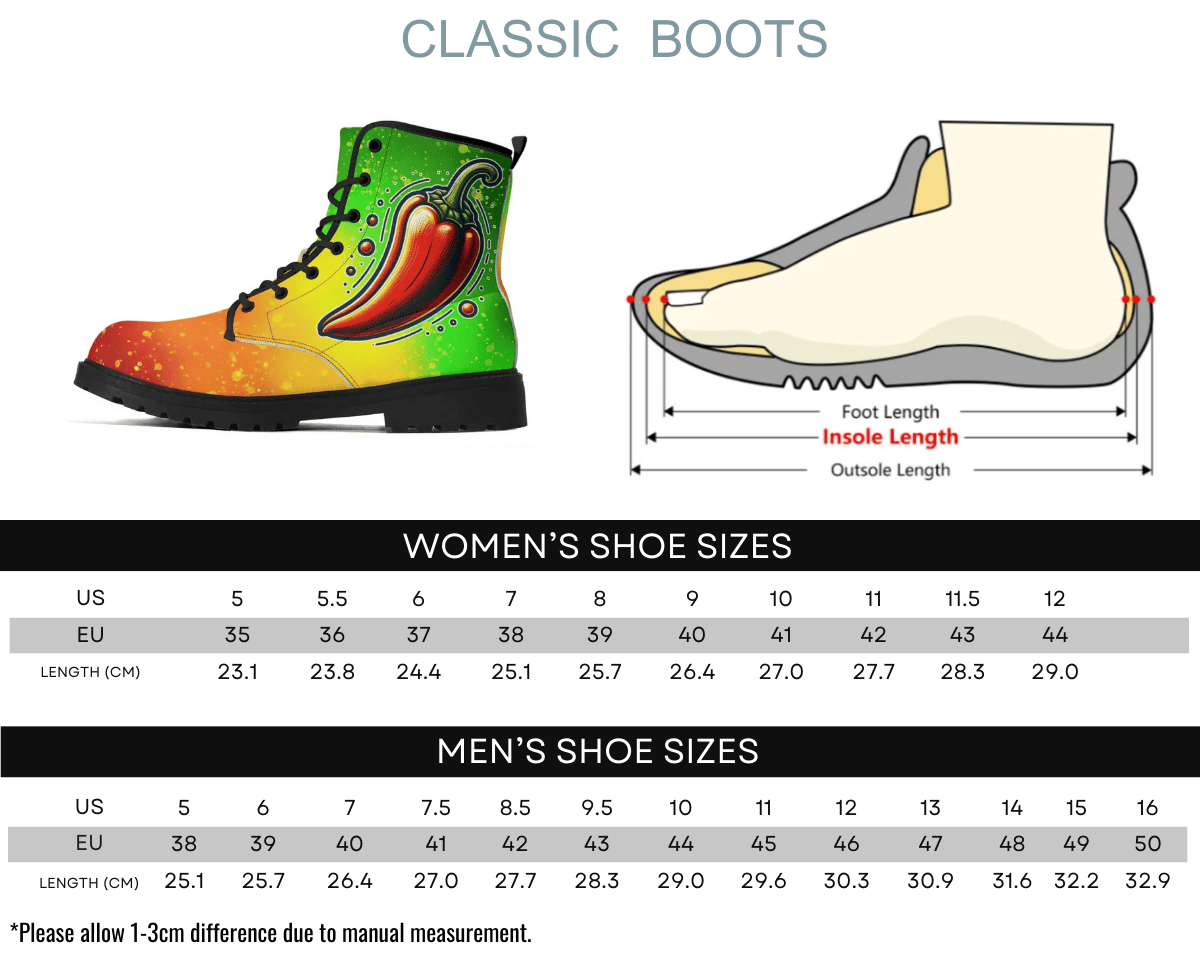 spicy-step-classic-boots-size-chart