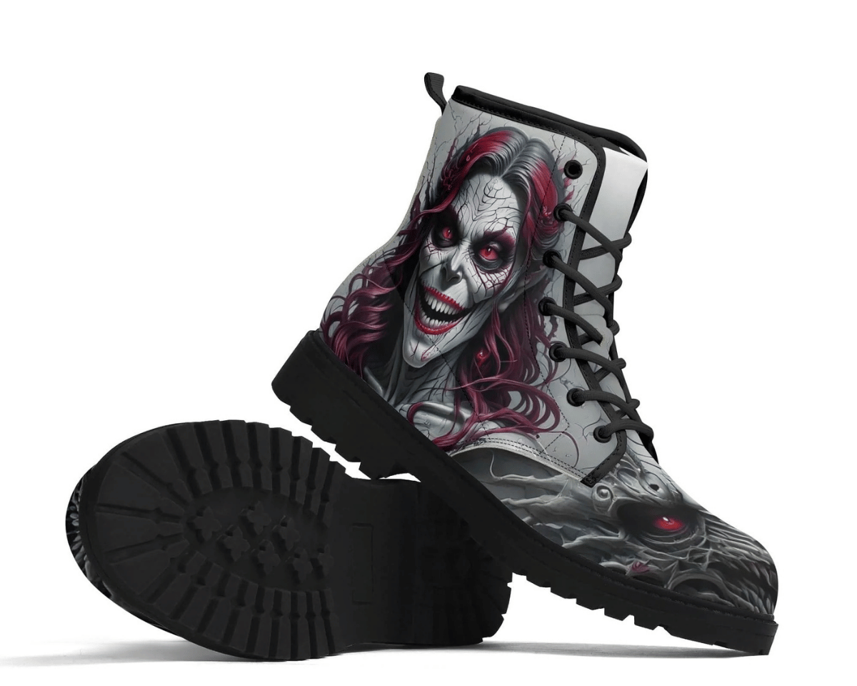 Steadfast 7 Dark Enchantress Classic Boots Showcase - Complete Gothic Pattern
