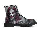 Steadfast 7 Dark Enchantress Classic Boots Side View - Haunting Witch Design
