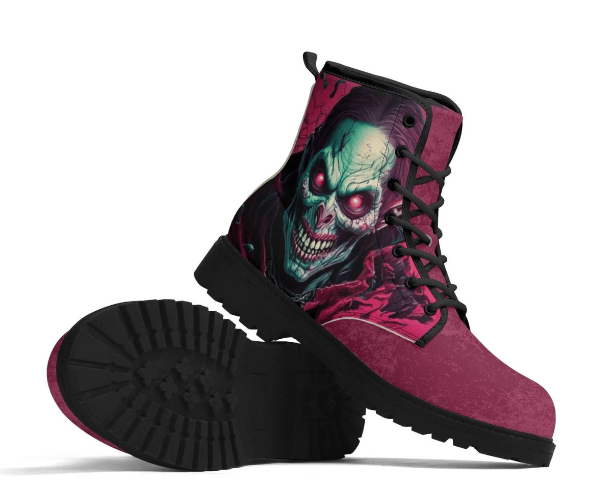Steadfast 7 Demon's Gaze Classic Boots Showcase - Complete Demon Artistic Pattern
