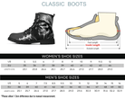 Steadfast 7 Midnight Harbinger Classic Boots Size Chart Guide