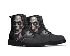Night Terror Classic Boots - Dark Zombie Portrait Design Three Quarter View By Steadfast 7, Custom Classic Boots
