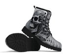 Steadfast 7 Obsidian Skull Classic Boots Showcase - Complete Gothic Pattern
