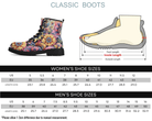 Size Chart for Pastel Petals Leather Boots by Steadfast 7 - Custom Classic Boots Sizing Guide