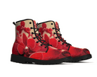 Steadfast 7 Red Blossom Classic Boots Angle View - Detailed Blossom Design
