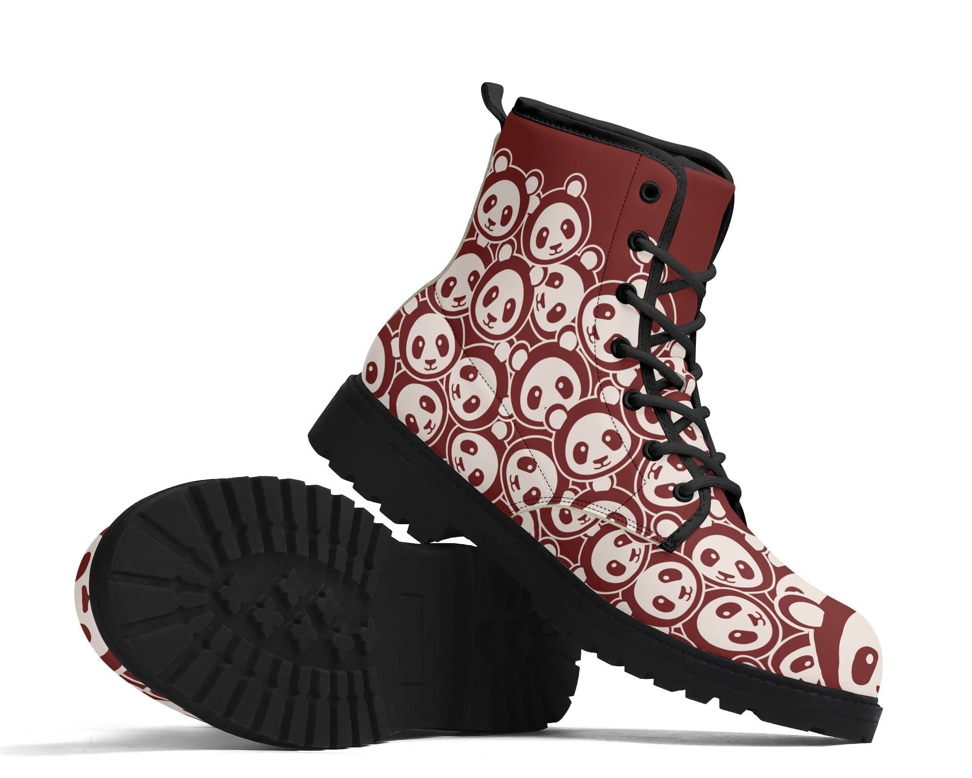 Root-Bear Classic Boots - Cute Forest Bear Pattern Showcase Presentation By Steadfast 7, Custom Classic Boots
