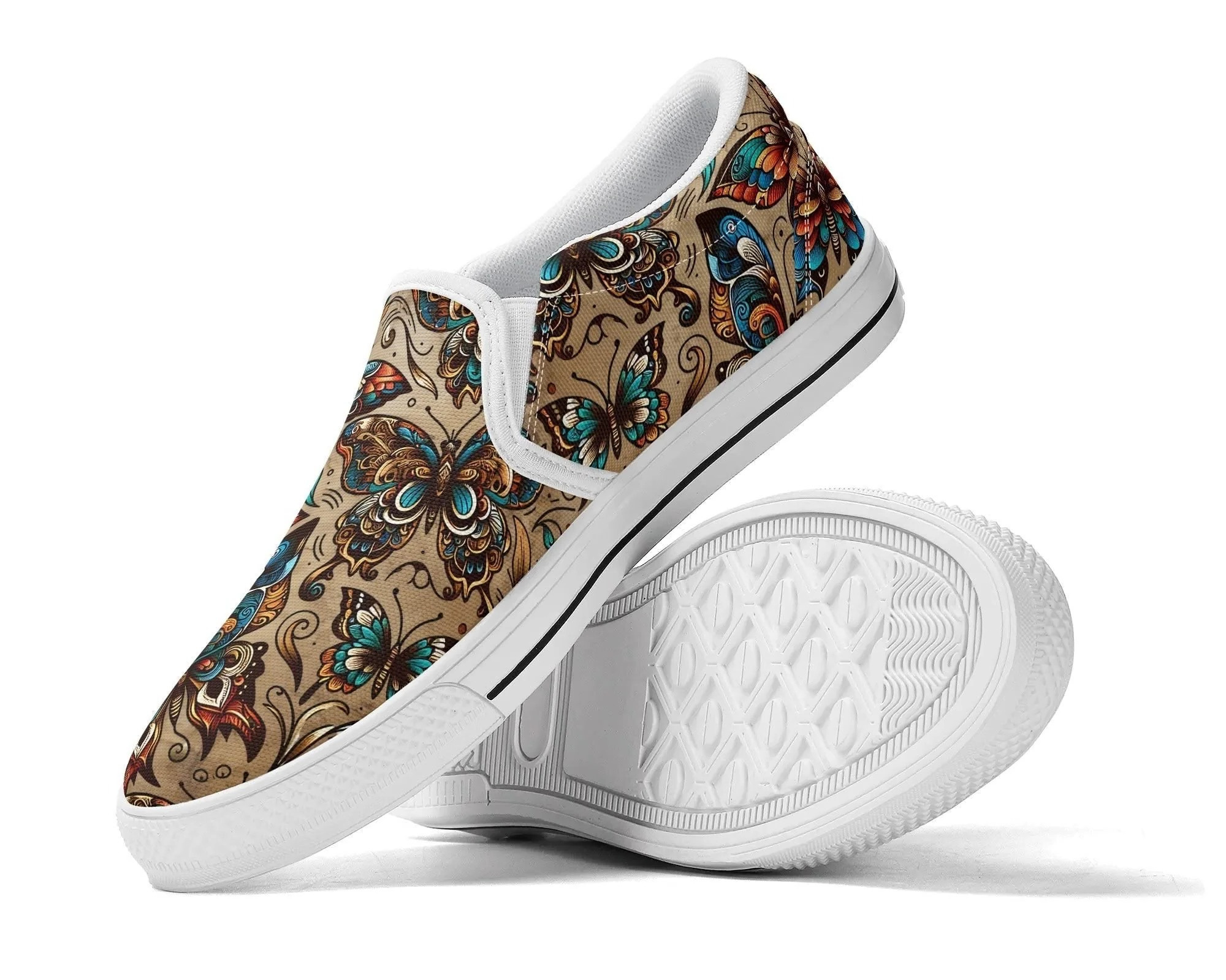 Traditional B-Fly Slip Ons