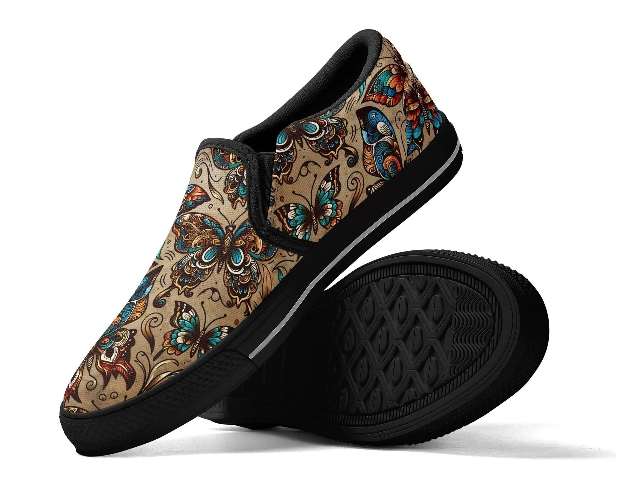 Traditional B-Fly Slip Ons