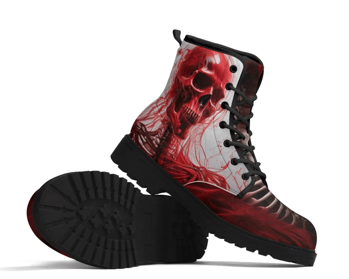 Steadfast 7 Skeletal Essence Classic Boots Showcase - Complete Anatomical Pattern
