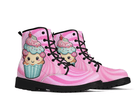 Steadfast 7 Sweet Dreams Classic Boots Angle View - Pink Swirl Pattern

