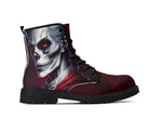 Undead Inferno Classic Boots - Flaming Zombie Design Side View By Steadfast 7, Custom Classic Boots
