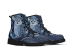 Steadfast 7 Winter Owl Classic Boots Angle View - Detailed Winter Landscape
